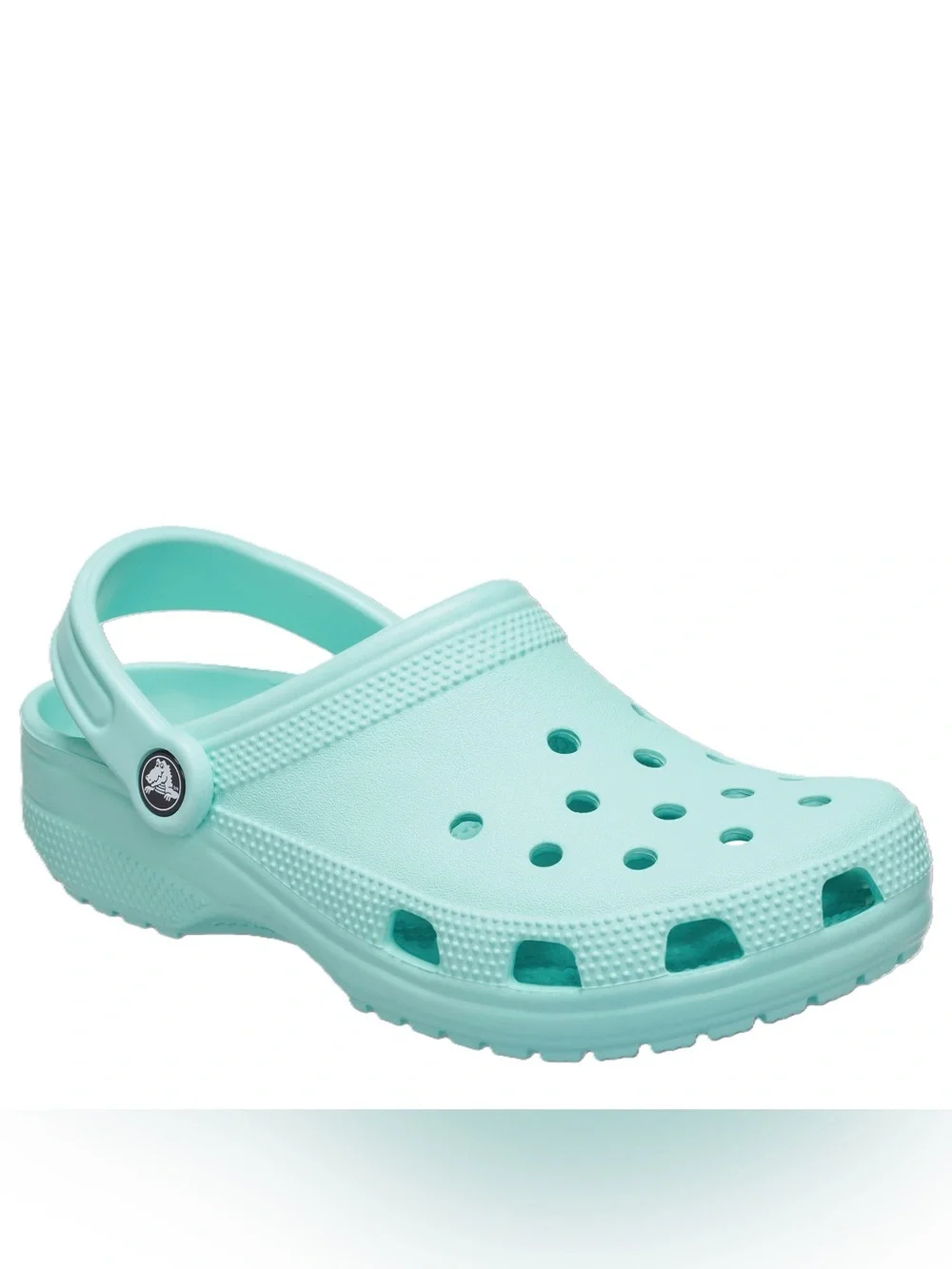CROCS | Unisex Adult Turquoise Classic Slip On Clog W/Strap Men’s 9 Women’s 11